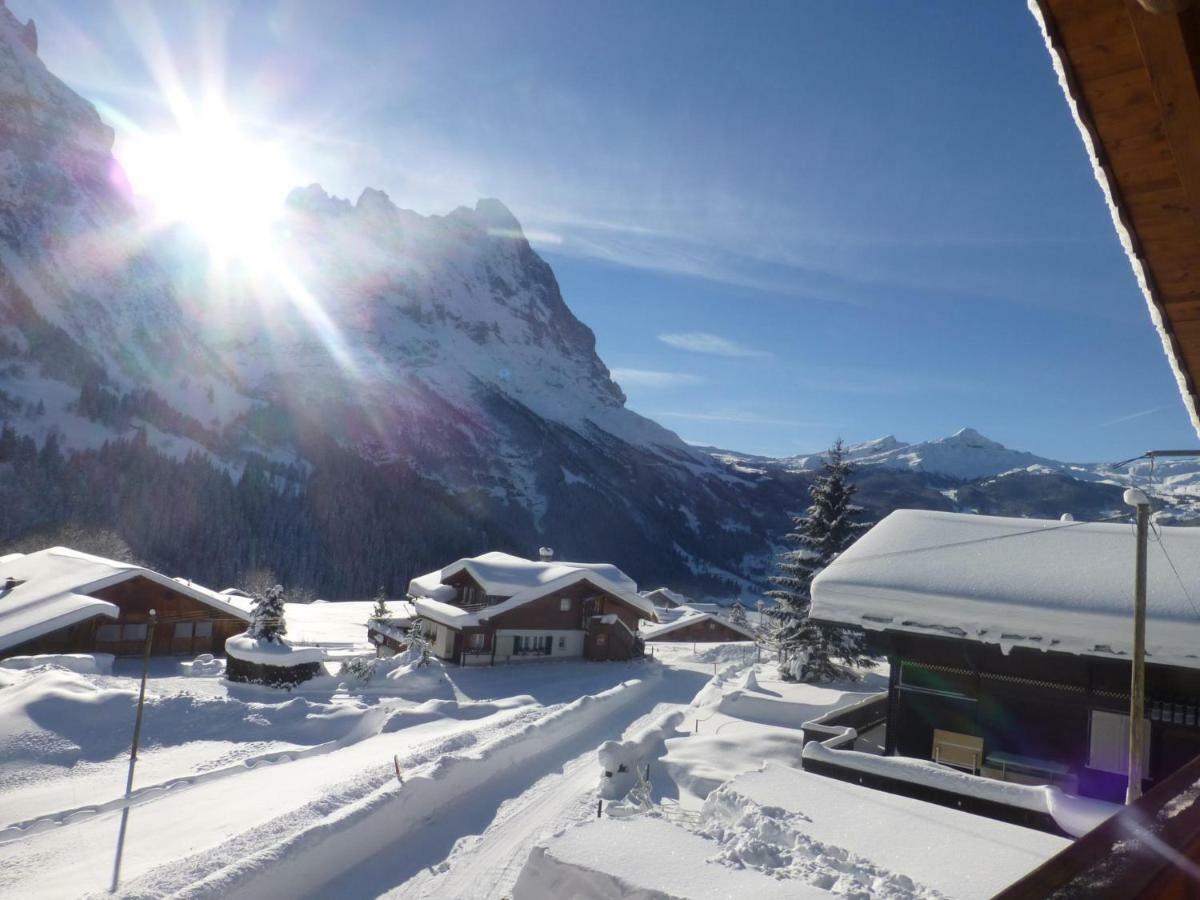 Chalet Verbrunnenhaus Grindelwald Apartamento Exterior foto