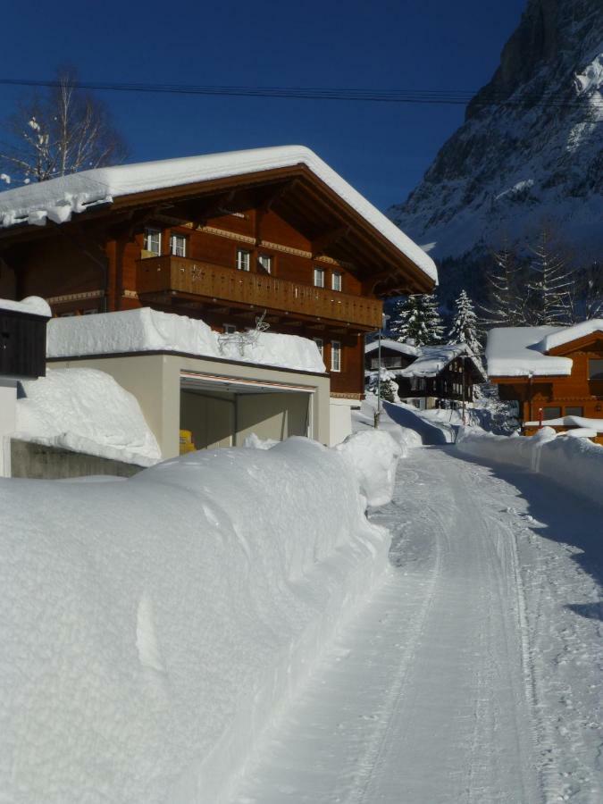 Chalet Verbrunnenhaus Grindelwald Apartamento Exterior foto